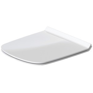 DU WC-Sitz DuraStyle mit SoftClose Scharniere edelstahl, weiß