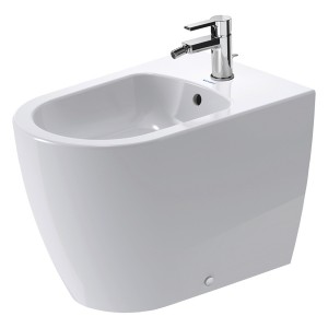 DU Stand-Bidet 600mm ME by Starck Weiß S eidenmatt, m. HL, m. HLB, 1 HL, BTW,DS