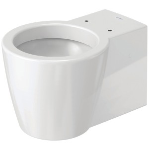 DU Wand-WC Starck 1 575 mm Tiefspüler, Durafix, weiß WonderGliss