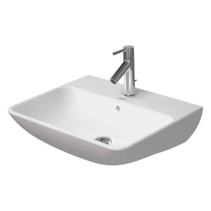 DU Waschtisch ME by Starck 550 mm mit ÜL , mit HLB, 1 HL, weiß,Durashield