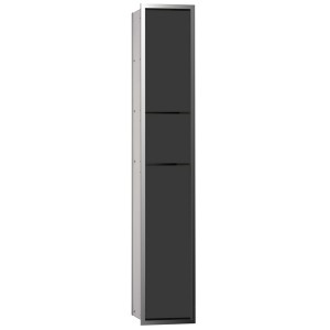 emco asis Gäste-WC-Modul (150) UP, 964mm, o.EB-Rahmen, chrom/schwarz