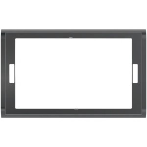 Geberit Sigma70 Abdeckrahmen schwarzchrom