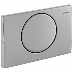 GE BetPl. Delta10, für 2-Mengen-Spülung edelstahl gebürstet, verschraubbar