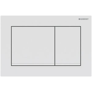 Geberit Omega30 BetPl., für 2-Mengen-Sp. weiß matt lackiert, Etc./ weiß