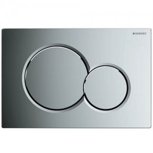 Geberit Betätigungsplatte Sigma01, für 2-Mengen-Spülung, glanzverchromt