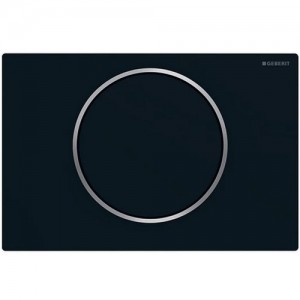Geberit Betätigungsplatte Sigma10 für Spül-Stopp-Spülung, mattschwarz