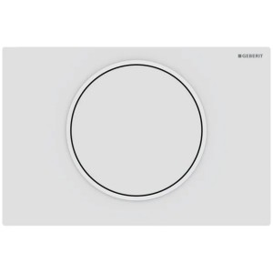 Geberit Sigma10 BetPl. für Spül-Stopp Spülung weiß matt / weiß