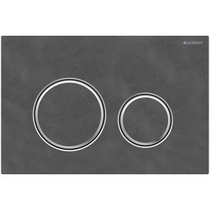 Geberit Betätigungsplatte Sigma21, für 2-Mengen-Spülung, Mustang Schiefer