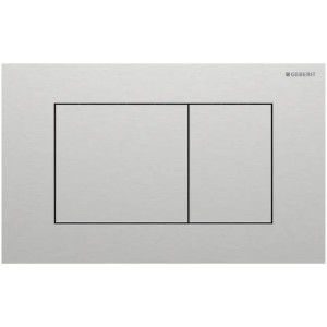 Geberit Sigma 40 BetPl., für 2-Mengen-Spülung Square, edelst. gebü./Etc