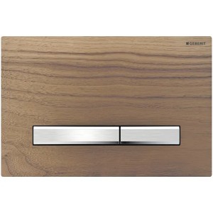 Geberit Betätigungsplatte Sigma50 für 2-Mengen-Spülung Nussbaum amerikanisch