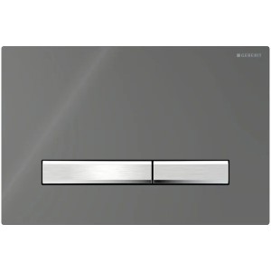 Geberit BetPl. Sigma50, für 2-Mengen-Sp. verchromt, lava