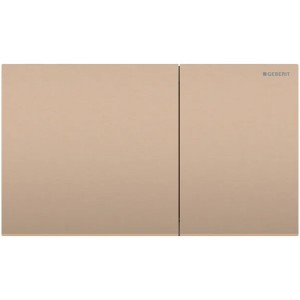 Geberit Sigma70 BetPl., für 2-Mengen-Spülung Edelstahl rotgold