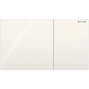 GEBERIT Sigma70 Betätigungsplatte, für 2-Mengen-Spülung, Glas, sand-grau