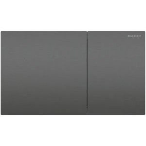 Geberit Sigma70 BetPl., für 2-Mengen-Spülung Edelstahl schwarzchrom