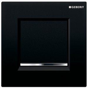 GE UR-Strg. mit pneumatischer Spülausl. BetPl. Typ 30 schwarz/glanzchrom/schw