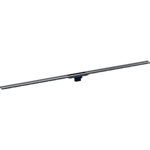 GE Duschrinne CleanLine80 30-130cm schwarz Chrom poliert