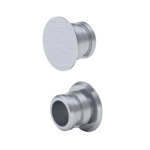 Geberit Fixierbolzen aus gebürstetem Aluminium für Geberit Monolith Seitenverkleidung