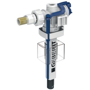 GE Typ 383 Füllventil, WA seitlich 3/8", Nippel aus Messing, für UP-SPK