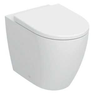Geberit iCon Set SWC, Tiefsp., wandbündig geschl.,TurboFlush, WC-Sitz T:56cm, weiß
