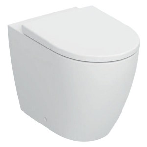 Geberit iCon Set SWC, Tiefsp., wandbündig geschl.,TurboFlush, WC-Sitz, T:56cm, wem