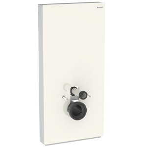 Geberit Monolith Plus Sanitärmodul f. WWC 101cm, Glas sand-grau /Aluminium