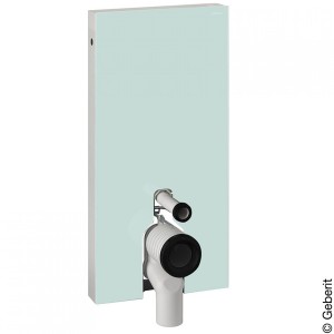 Geberit Monolith Sanitärmodul für Stand-WC 101 cm Glas mint