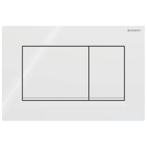 Geberit BetPl. Sigma30, für 2-Mengen-Sp. weiß, weiß matt
