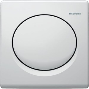 GE UR-Strg. mit pneumatischer Spülausl. BetPl. Kst. weiß-alpin