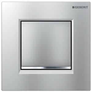 Geberit Typ 30 UR-Strg., pneum. Spülauslösung mattchrom l., Etc. / hochglanz verchromt