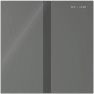 Geberit Typ 40 UR-Strg. m. elektron. Sp-Ausl. Batt.-Betr., Square, Glas, Lava