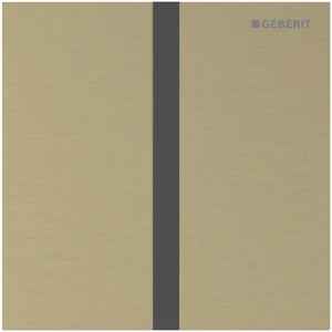 Geberit Typ 40 UR-Strg. m. elektron. Sp-Ausl. Batt.-Betr., Square, ms-farben gebü./Etc