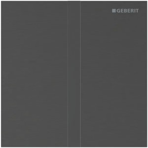 Geberit Typ 40 UR-Strg. m. elektron. Sp-Ausl. Batt.-Betr., Square, schw-chr. gebü./Etc