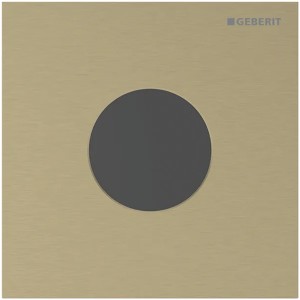 Geberit Typ 40 UR-Strg. m. elektron. Sp-Ausl. Batt.-Betr., Round, ms.-farben gebü./Etc
