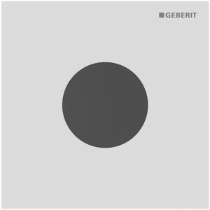 Geberit Typ 40 UR-Strg. m. elektron. Sp-Ausl. Batt.-Betr., Round, weißmatt/Etc
