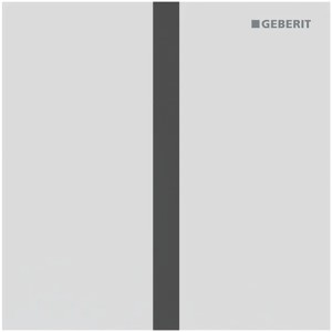 Geberit Typ 40 UR-Strg. m. elektron. Sp-Ausl. Netz.-Betr., Square, weißmatt/Etc