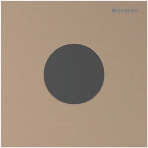 Geberit Typ 40 UR-Strg. m. elektron. Sp-Ausl. Batt.-Betr., Round, rotgold gebü./Etc