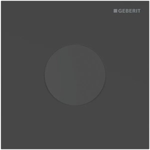 Geberit Typ 40 UR-Strg. m. elektron. Sp-Ausl. Batt.-Betr., Round, schwarzmatt/Etc