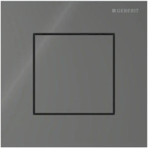 Geberit Typ 40 UR-Strg. mit pneum. Sp-Ausl. Square, Glas, Lava