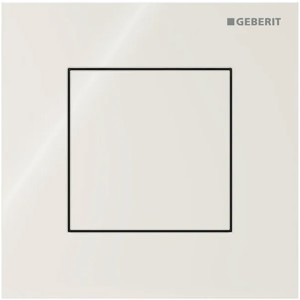 Geberit Typ 40 UR-Strg. mit pneum. Sp-Ausl. Square, Glas, sand-grau