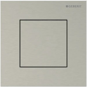 GE Typ 40 UR-Strg., eckig, pneum. Sp. nickel gebürstet, Etc