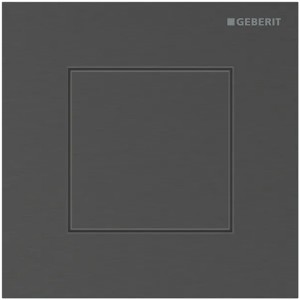 Geberit Typ 40 UR-Strg. mit pneum. Sp-Ausl. Square, schw-chr. gebü./Etc