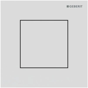 Geberit Typ 40 UR-Strg. mit pneum. Sp-Ausl. Square, weißmatt/Etc