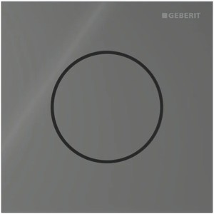 Geberit Typ 40 UR-Strg. mit pneum. Sp-Ausl. Round, Glas, Lava