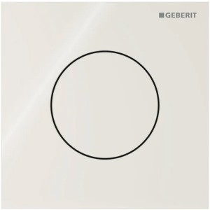 Geberit Typ 40 UR-Strg. mit pneum. Sp-Ausl. Round, Glas, sand-grau