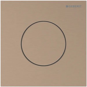 Geberit Typ 40 UR-Strg. mit pneum. Sp-Ausl. Round, rotgold gebü./Etc