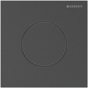Geberit Typ 40 UR-Strg. mit pneum. Sp-Ausl. Round, schwarzchrom gebü./Etc