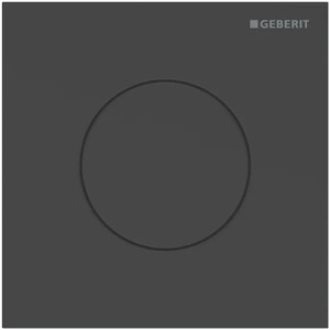 Geberit Typ 40 UR-Strg. mit pneum. Sp-Ausl. Round, schwarzmatt/Etc