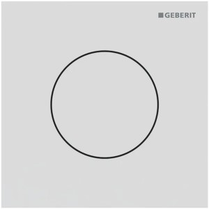 Geberit Typ 40 UR-Strg. mit pneum. Sp-Ausl. Round, weißmatt/Etc