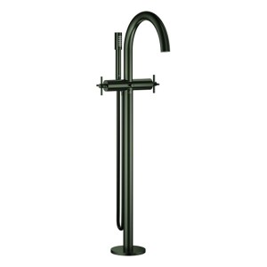 GROHE 2-Griff-Wannenbatt. Atrio 25272 FMS Bodenm. Kreuz-Griff satin graphite