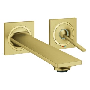 GROHE 2-L-WT-Wandbatterie Allure 19386_2 FMS Ausl. 212mm cool sunrise gebürstet